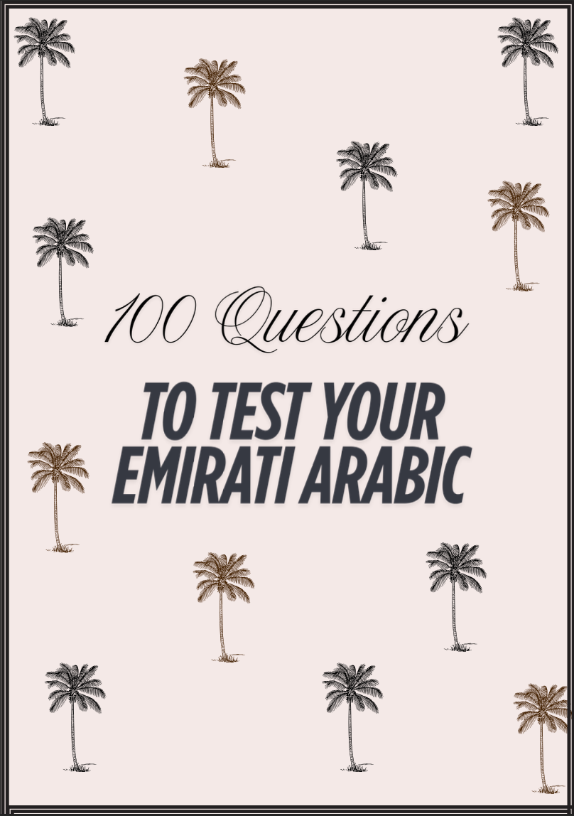 100 questions to test your Emirati Arabic